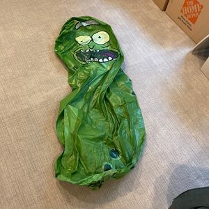 Pickle Rick pool float